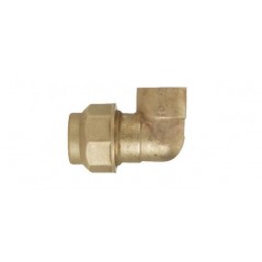 Coude joint torique laiton F Ø 32-26/34 réf 07700100 EMMETI