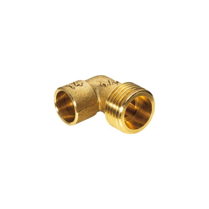 Coude à 90° laiton M 12/17-12 réf 92GC1212 THERMADOR