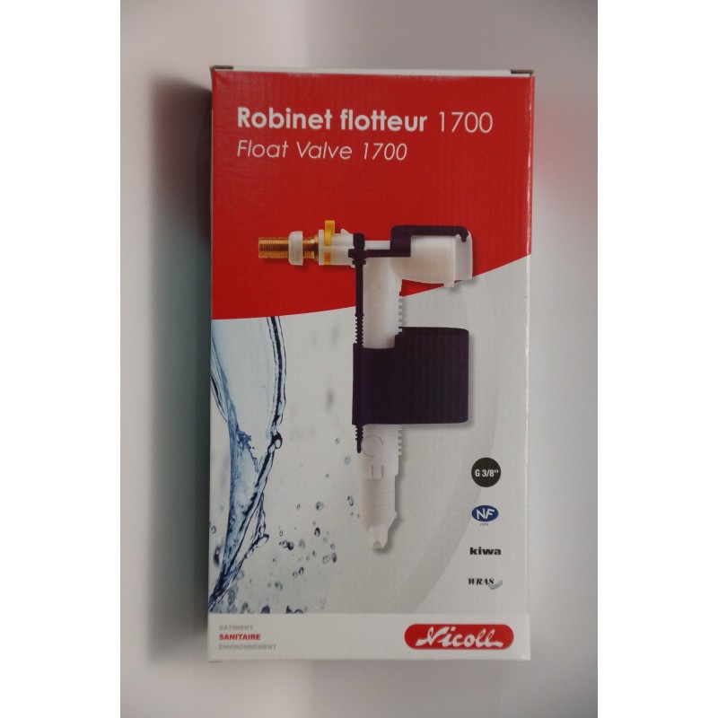 Robinet Flotteur universel Silencieux Compact NF REF 701107 NICOLL 