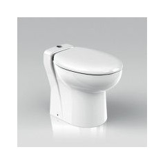WC Broyeur intégré silencieux - Toilette céramique avec Broyeur et pompe de  relevage intégré AQUAMATIX