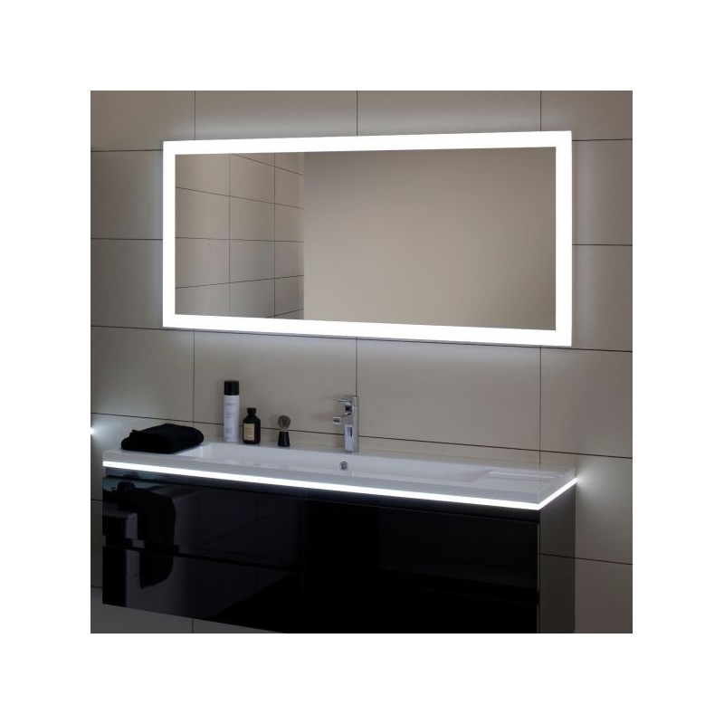 Miroir d'angle L.35 x H.80 sans éclairage - DECOTEC Réf. 1145171