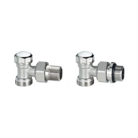 Coude de réglage équerre MM 15/21 - 24x19 nickèle - joint O RING réf 01350406 EMMETI