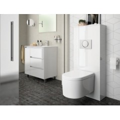 Habillage WC UNIT pour WC suspendu couleur Blanc brillant réf 87798 SALGAR - FDV