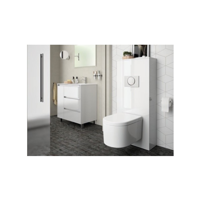 Habillage WC UNIT pour WC suspendu couleur blanc brillant réf 25365 SALGAR