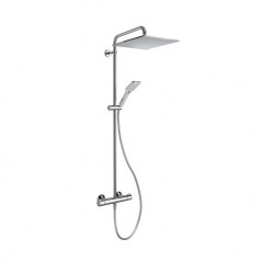 Colonne bain douche thermostatique THETA  cube 300 tete abs REF TE50051 ONDYNA