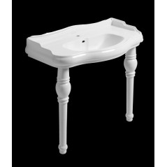 Kit de 2 pieds céramique pour vasque PARIGI réf WPG1083 ONDYNA