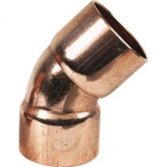 Coude cuivre 45 degré FF Diam 28 REF 504128 THERMADOR