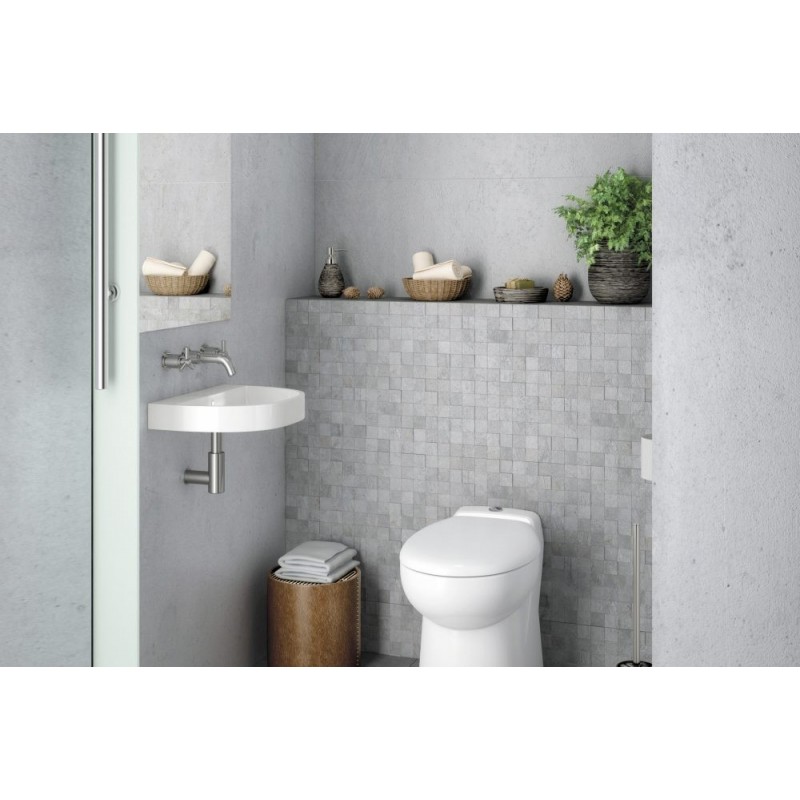 WC avec broyeur intégré avec raccordement lave mains réf W30SL silence  WATERMATIC