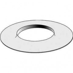 Rosace extérieur blanc pour conduit de Ø 125 REF 710880 UBBINK