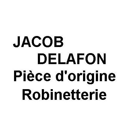 Paire de colonnettes chromé JACOB DELAFON pour GAMME OBLO REF E8A533-CP