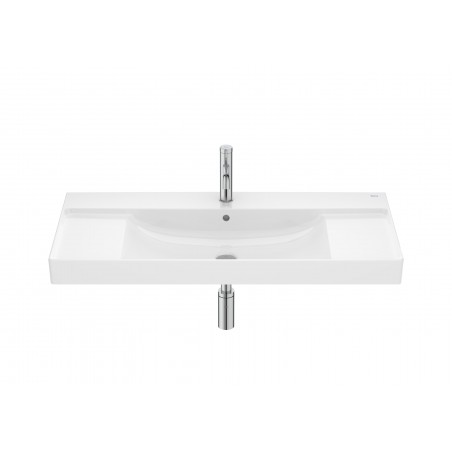 Lavabo blanc mat simple cuve 100 cm série ONA A32768A620 ROCA