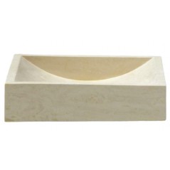 Vasque à poser rectangulaire en pierre réf UC3005 ONDYNA