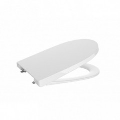 Abattant Ona standard compact supralit blanc brillant réf A801E20001 ROCA