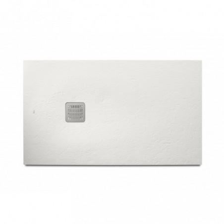Receveur Terran Stonex® 1000x800 livré avec vidage horizontal blanc réf AP1013E832001100 ROCA