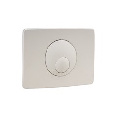 Plaque de Commande 3/6 Litres Bouton Rond Blanche                                                                             