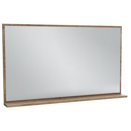 Miroir Vivienne sans éclairage cadre & tablette massif 120 x 69,6 cm couleur Chêne naturel EB1599-P6 Jacob Delafon