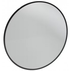 Miroir sans éclairage rond Silhouette de 90 cm avec cadre couleur Gris titane satiné réf EB1268-S21 Jacob Delafon