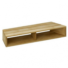 Marchepied en bois massif pour baignoire NEO réf E6D120-F21