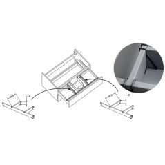Kit séparateur de tiroir LUMEN pour meubles 51 cm de profondeur SANIJURA