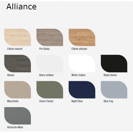 Choix de couleur pour les meubles Alliance