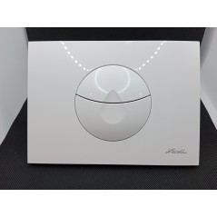 Plaque de Commande 3/6 Litres Goutte Blanche réf 0709140 NICOLL