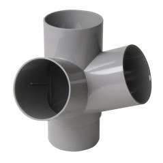 Culotte PVC Double Equerre 67 degré MF D100 AT16 NICOLL