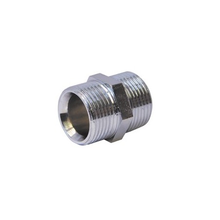 Mamelon 15/21M-12/17/M PEX PER conique plat laiton chromé réf G14721 EMMETI