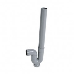 Siphon de machine à laver gris REF 004650 SOMATHERM